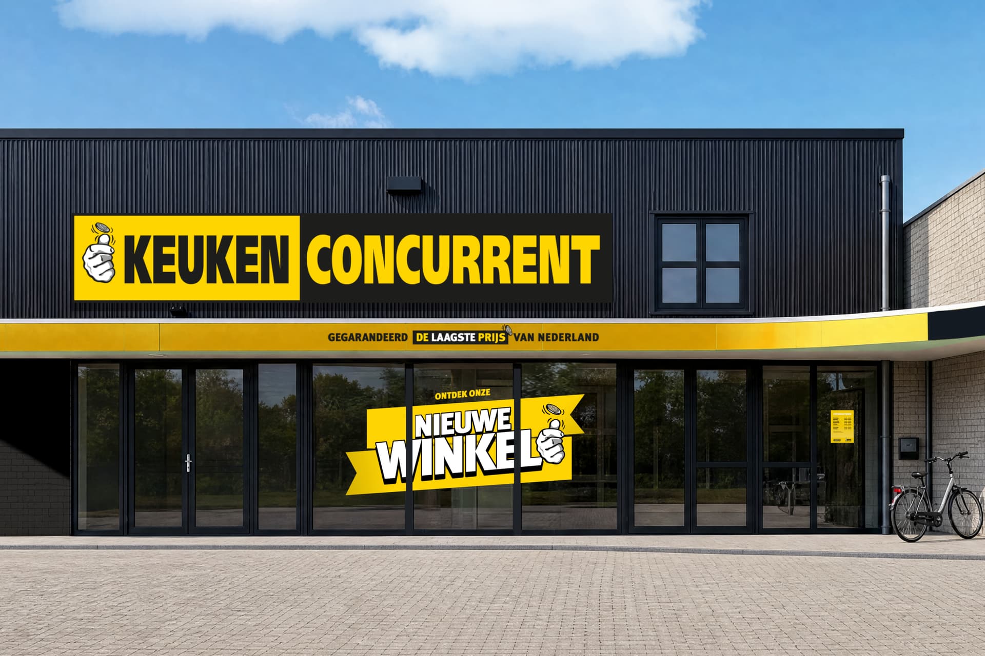 nieuwe-winkel-veendam.png Voorgevel Keukenconcurrent showroom